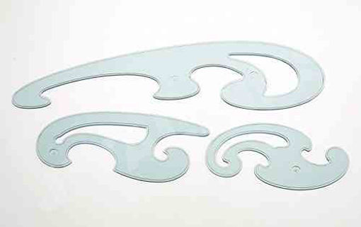 Picture of FRENCH CURVE SET SET OF 3